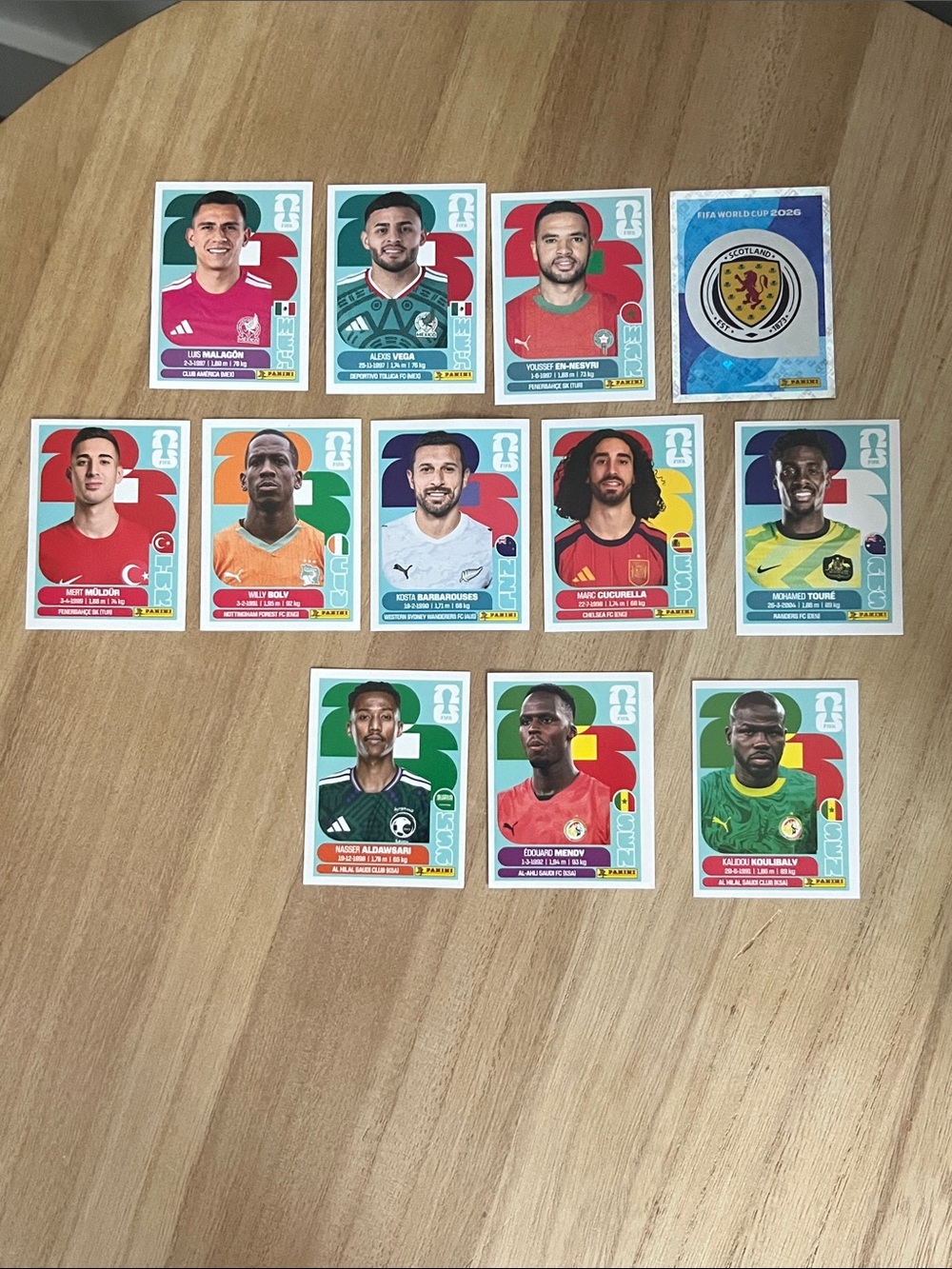 Panini 2026 World Cup Stickers